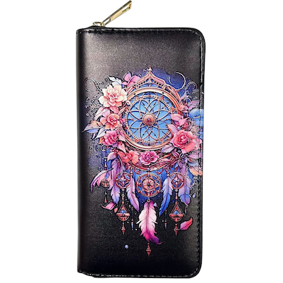 Pink Dreamcatcher Large Digital Print Purse
